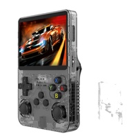 Console de jeu portable Qbuy R36S, système Linux, 64 Go, 15000 jeux, écran 4 pouces, lecteur de jeux rétro classique, batterie 3500 mAh