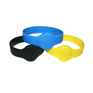 13.56mhz Étanche RFID NFC Silicone Bracelet Réglable Uhf Programmable NFC Bracelet Festival Tissé Rfid Bracelet - Product Image 1