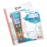 Haute qualité pas cher prix coloré catalogue impression spirale reliure livre Service d'impression A4/A5 catalogues sacs impression offset