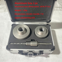 Jeu de forets à percussion SDS Plus en acier pour béton, kit de découpe de trous pour maçonnerie, murs, briques, climatiseurs, marteau perforateur
