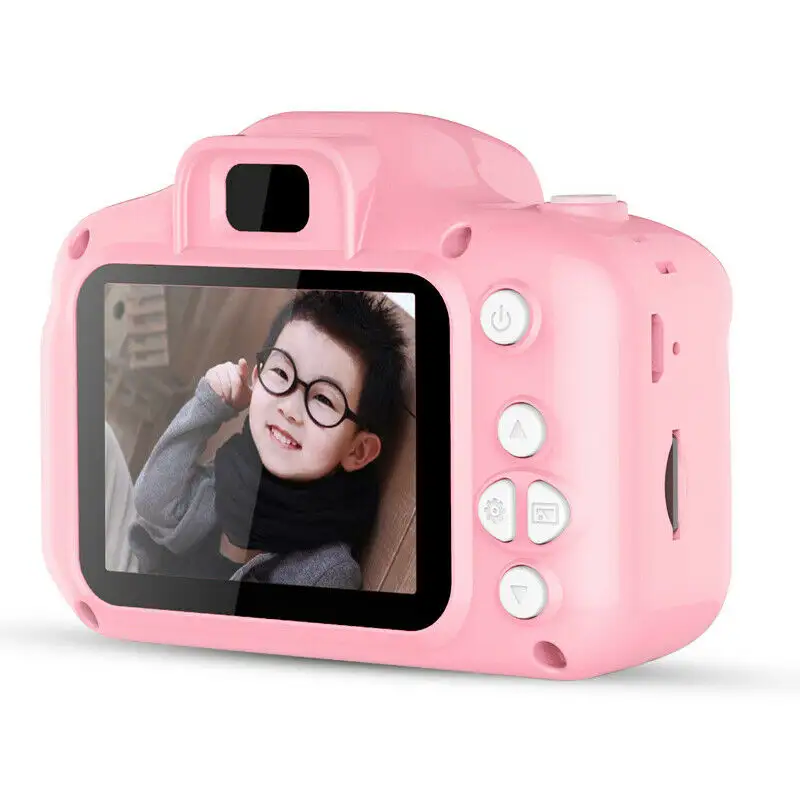 Hot Xmas Gift X2 X200 Kids Camera Children Mini Digital Camera Cute Cartoon Cam 8MP 13MP SLR Toys for Birthday 2 Inch Screen