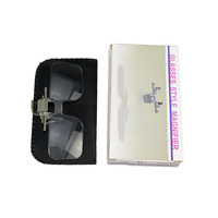 Lunettes grossissantes pliantes SRATE en gros d'usine, lunettes de lecture transparentes MG19156, clip de lunettes grossissantes
