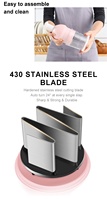 Handleiding Plastic Slap Ui Plantaardige Chopper Hand Held Voedsel Komkommer Chopper