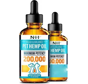 OEM/ODM Wholesale Pet Natural Supplements Drop Pet Hemp Calming Hemp Oil For Dogs