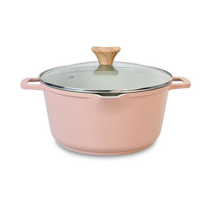 Casserole en aluminium Marmites à soupe Vente en gros Marmite en céramique antiadhésive de haute qualité avec couvercle Sain <span class=keywords><strong>sans</strong></span> <span class=keywords><strong>PFOA</strong></span> PFAS <span class=keywords><strong>PTFE</strong></span> - Product Image 1