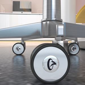 Ruedas para Sillas, Juego de 5 Ruedas Giratorias de Goma de 2.5 Pulgadas para Sillas de Oficina, Ruedas Giratorias de 2 Pulgadas con Protectores de Ruedas - Product Image 3