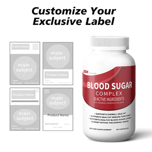 Cápsulas para el Control del Azúcar en Sangre OEM/ODM, Empaque Personalizado de Fábrica, Múltiples Diseños de Etiquetas, Opciones de Botella y Caja, MOQ Flexible - Product Image 5