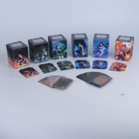 Boîte de protection pour cartes en plastique PP personnalisée, haute capacité, 80 pièces, pour cartes de jeu, boîte en plastique Ygh pour cartes de jeu magiques