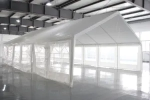 خيمة تخزين للسيارات والقوارب والسيارات المؤقتة للجراج المحمول المرتفع ذو إطار معدني 20x40 قدم مخصص للأماكن الخارجية