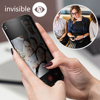 Film céramique anti-espion, verre trempé, protection d'écran pour Samsung, pour iPhone 11-18 Pro / Pro Max