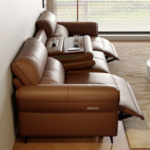 Moderno Conjunto de Sofá Reclinable de Tres Plazas, Nuevo Sillón para Sala de Estar, <span class=keywords><strong>Muebles</strong></span> con Estructura Retráctil, Diseño para el Hogar, Sofá Reclinable - Product Image 5