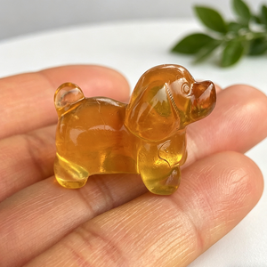 Vente en gros de sculptures de papillons féériques en fluorite naturelle de 2-3 cm, styles variés, mini sculptures d'animaux en pierres précieuses (chat, <span class=keywords><strong>chien</strong></span>, lapin) pour cadeau - Product Image 6