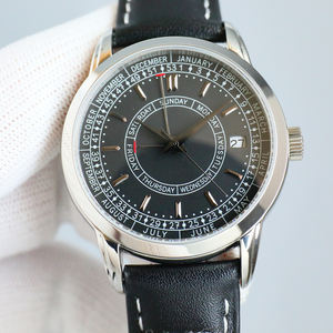 Montre mécanique sophistiquée et audacieuse pour homme et femme, série noire, avec boîtier en cristal saphir et lunette en acier inoxydable – Offre spéciale - Product Image 1