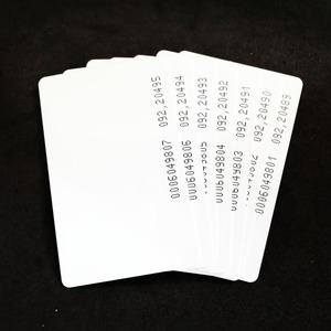 Carte d'Accès Personnalisée Imperméable à Impression Thermique NFC 125khz EM4100 RFID PVC Carte Vierge - Product Image 2