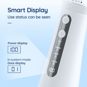 <span class=keywords><strong>Mornwell</strong></span>-<span class=keywords><strong>irrigador</strong></span> de agua portátil inalámbrico, dispositivo de limpieza Dental, Oral, IPX7, 4 modos, 2022 ml, 260 - Product Image 2