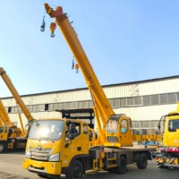 Grue de camion Foton 10T personnalisable certifiée CE |   Fournisseur d'usine pour la construction, la maintenance des ponts et municipale