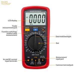 Multímetro Profesional UT39A+, Medidor Multifunción, Voltímetro, Amperímetro, Capacímetro, Multímetros Universales - Product Image 2