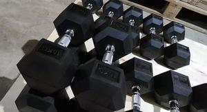 Haltères hexagonaux en fonte en gros pour l'entraînement physique, diamètre 28 mm, haltères pour l'entraînement musculaire, directement de l'usine - Product Image 5