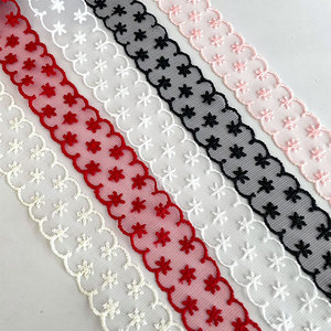 El yapımı pamuk DIY dekoratif şerit yeni dantel işlemeli örgü dantel kumaş hayvan desen düğün yay kemer yaka manşetleri - Product Image 3