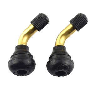 Pack de valves de pneu tubeless Hengtu PVR70 en alliage d'aluminium, coudées, avec base en caoutchouc à clipser, 33*17mm pour <span class=keywords><strong>moto</strong></span> - Product Image 5