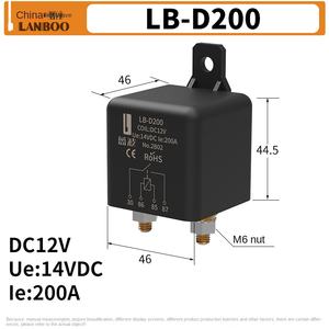 Реле запуска двигателя Blue Wave 200 А, 12 В постоянного тока, высокомощное, OLIVER, прямые продажи с завода - Product Image 5