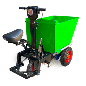 Stainless Steel Hand Push Ash Truck Breeding Pull Manure Feed Dump Trolley Mortar Brick <b>Transport</b> Small Dump Truck Hand Ash Truc - Product Image 3
