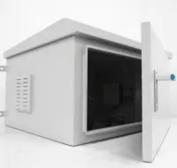 19 дюймов IP55 Водонепроницаемая стальная дверь наружный сетевой шкаф стойка для сервера для телекоммуникационного оборудования