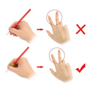 Soporte de silicona para lápices, herramienta de corrección de postura para escribir, nuevo - Product Image 5