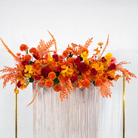 Décoration d'arche de 100*45cm avec fleurs artificielles pour la décoration de mariage et de fête