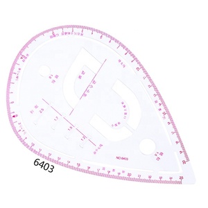 <span class=keywords><strong>MCZ</strong></span>-129 En Gros 8PCS Coudre Français Courbe Règle Vêtements Règle Coller Motif Règle Patchwork - Product Image 3