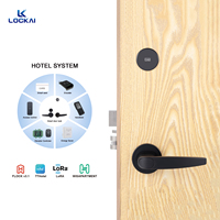 Cerradura Electrónica Inteligente de Seguridad para Puerta de Habitación de Hotel, con Tarjeta Magnética RFID, de Aleación de Aluminio Resistente, con Sistema de Software Gratuito SDK