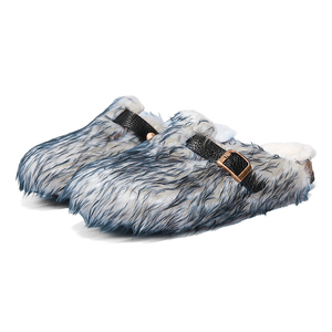 Nouvelles pantoufles en peluche femmes dame pantoufle pour 2025 marque de mode USA Design moelleux sabots pour filles 36-45 vendeurs de chaussures d'hiver plates - Product Image 1