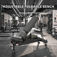 Bangku Angkat Beban FRS Heavy Duty Adjustable Foldable Multi Posisi untuk Home Gym, Bangku Latihan Kekuatan yang Tahan Lama