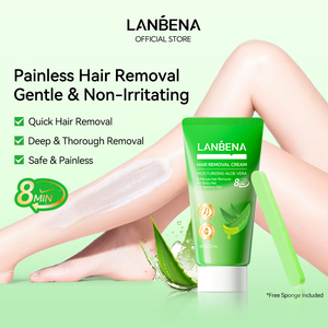 LANBENA NOUVELLE ARRIVÉE CRÈME ÉPILATOIRE POUR LE CORPS À UTILISER SUR TOUTES LES TYPES DE PEAU - Product Image 2