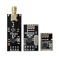 Mini module émetteur-récepteur sans fil NRF24L01+ 24 GHz, émetteur-récepteur intégré, port série, transmission de données transparente