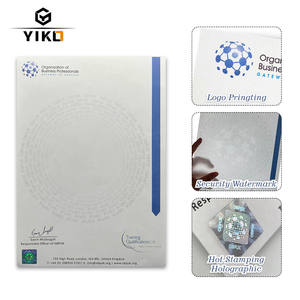 Personalisierte A4-Sicherheits-Geschäftsbriefköpfe für das Büro – Firmenlogo-Hologramm-Zertifikatspapier mit Wasserzeichen - Product Image 1
