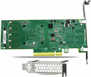 Carte HBA de stockage tri-mode de qualité professionnelle, 16 ports externes SFF 8644, adaptateur de serveur PCIe 3.1 à profil bas, 05-50044-00, carte réseau PCIe - Product Image 6