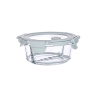 Boîte alimentaire en verre borosilicate à compartiments séparés, sans mélange, compatible micro-ondes, pour pique-nique, préparation de repas et conservation au réfrigérateur - Offre Spéciale