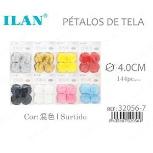 Petali in Tessuto Ilan 4.0Cm Colori Assortiti 144 Pezzi Tessuto Misto - Product Image 1