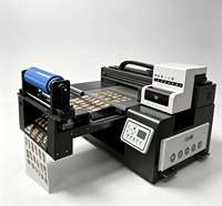Mesin Printer UV DTF Flatbed 6090 A1 untuk Cetak pada Casing Ponsel Akrilik, Botol Kaca, Kartu Nama, dan Patch