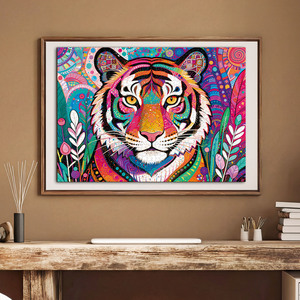 Rompecabezas de papel personalizado con diseño de Tigre Rey de los Bosques |   Rompecabezas Personalizado con Foto OEM para Regalos (1000 Piezas, MOQ 100) - Product Image 4