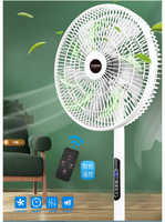 Échantillon Gratuit - Ventilateur sur Pied Oscillant de 16 Pouces avec Minuteur, 8 Vitesses, Écran Tactile et Télécommande