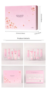 Ensemble <span class=keywords><strong>de</strong></span> soins <span class=keywords><strong>de</strong></span> la peau LAIKOU Japan Sakura sans cruauté, 7 pièces, essentiels pour le <span class=keywords><strong>soin</strong></span> du visage des femmes, ensemble éclaircissant, ensemble <span class=keywords><strong>de</strong></span> soins <span class=keywords><strong>de</strong></span> la peau naturel au sakura - Product Image 5