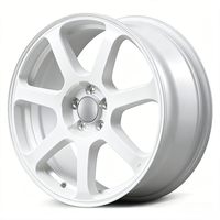 RAYS MID RACING R07 TypeS Velg Racing Custom Forged Alloy 16-24 Inch 4x100 untuk Honda CR-Z Mini Cooper Nissan Note Mitsubishi Colt