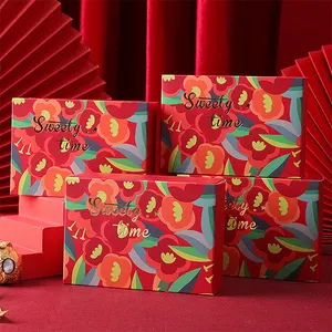 Lüks tasarım kapak el yapımı hediyeler için truffles hediye kutuları set ambalaj çikolata kutusu