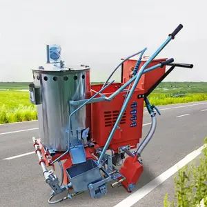 Fabriek Concurrerende Thermoplastische Koude Verf Machine Automatische Weglijn Markering Machine China Road Line Painting Service Plat