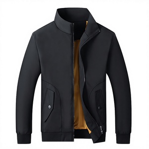 Chaqueta Deportiva para Hombre, Primavera-Otoño, Talla Grande, Cuello Alto, Estilo Casual, Holgada, de Algodón y Bambú - Product Image 2