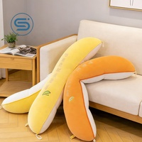 Jouets en peluche à double fonction : compagnon ludique et coussin de repos pour la décoration de chambre d'enfant et la sieste