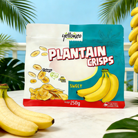 Sachets Doypack Personnalisés en PE/PET Écologiques et Recyclables, Qualité Alimentaire, Anti-Humidité, avec Fermeture Éclair, pour Emballage de Bananes