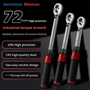 Industrial Grade Chrome Vanadium Steel Adjustable Quick <b>Torque</b> Wrench Pre-<b>set</b> Kilogram Wrench 1/4 3/8 1/2 Bicycle <b>Set</b> - Product Image 5